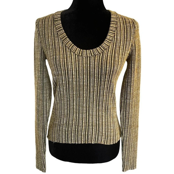 rag & bone Raimi Ribbed Long Sleeve Top in Seed Green size XS - Picture 8 of 10